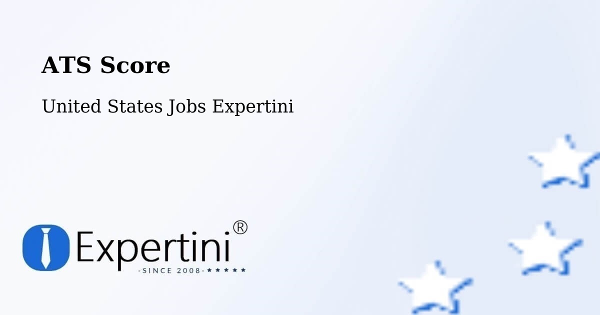 Resume ATS Score & Job Description Match Tool – Hurst - United States Jobs Expertini
