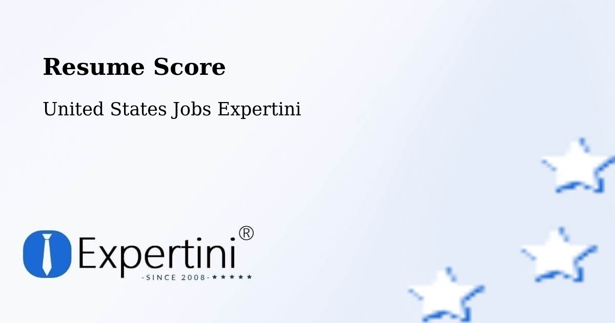 Resume Score & Job Description Match Tool – Hurst - United States Jobs Expertini